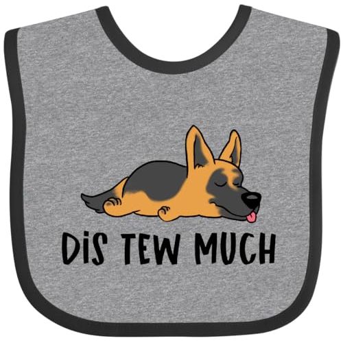 inktastic Napping Dis Tew Much German Shepherd Baby Bib