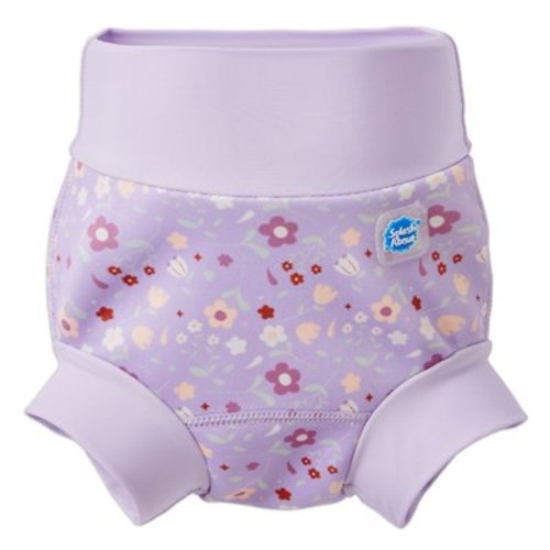 Splash About Girl's Happy Nappy™ Cloth Swim Diaper, Lilac Spring, 12-24 Months