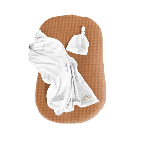 Caramel Waffle Baby Lounger Cover