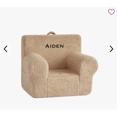 Kids Anywhere Chair®, Cozy Oatmeal Sherpa