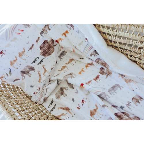 Noah's Ark Blanket-Biblical Children's Blankets