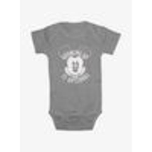 Disney Mickey Mouse Growing Up Is Optional Infant Bodysuit - GREY | BoxLunch