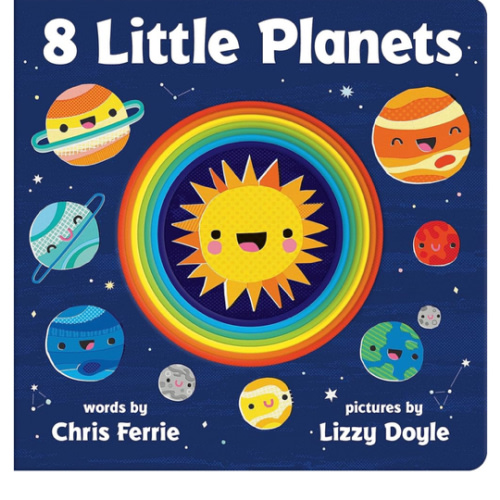 8 Little Planets: A Solar System Book for Kids with Unique Planet Cutouts