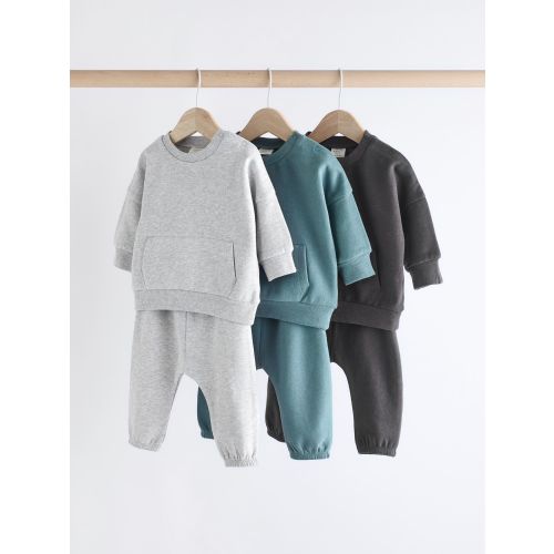 Monochrome Baby Sweatshirt and Joggers Set 6 Piece (0mths-3yrs)