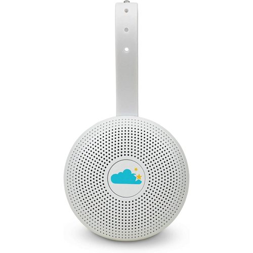 Yogasleep Hushh+ Portable White Noise Machine for Baby, 20 Soothing Natural Sounds, Wireless Charging & Speaker, Compact Size, Noise Canceling for Better Sleep, Privacy & Nursery Must Have