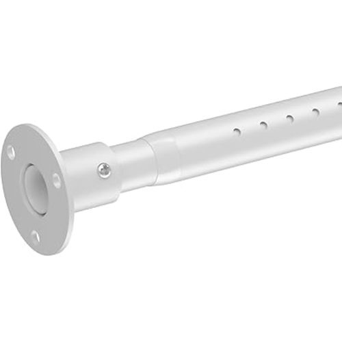 Closet Rod,17 to 41 Inch Adjustable Closet Rods for Hanging Clothes Heavy Duty Closet Hanging Rod White Closet Poles for Wardrobes,Bathroom,Windows