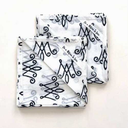 ORGANIC COTTON SWADDLE Fair Trade Hand Block Print - Etsy