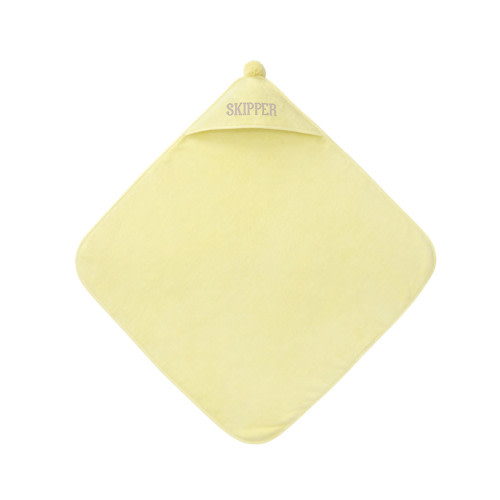 Super Soft Pom Pom Baby Hooded Towel | Pottery Barn Kids