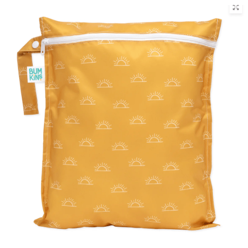 Reusable Sunshine Waterproof Wet Bag for Swim, Diapering | Bumkins