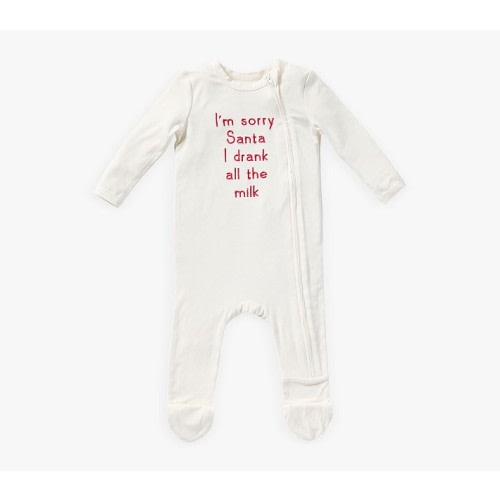 Sorry Santa I Drank All The Milk Bamboo Viscose Baby Pajama