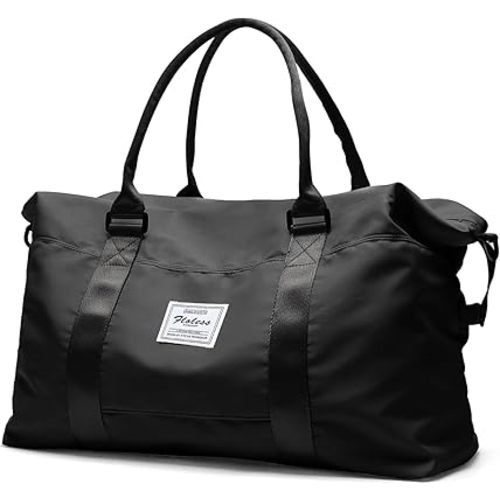 Travel Duffel Bag,Sports Tote Gym Bag,Shoulder Weekender Overnight Bag for Women