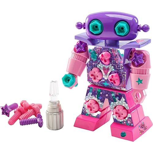 Educational Insights Design & Drill Sparklebot Robot Toy, 23-Piece Set, Kids Drill Sets, STEM Toys, Gift for Kids Ages 3+