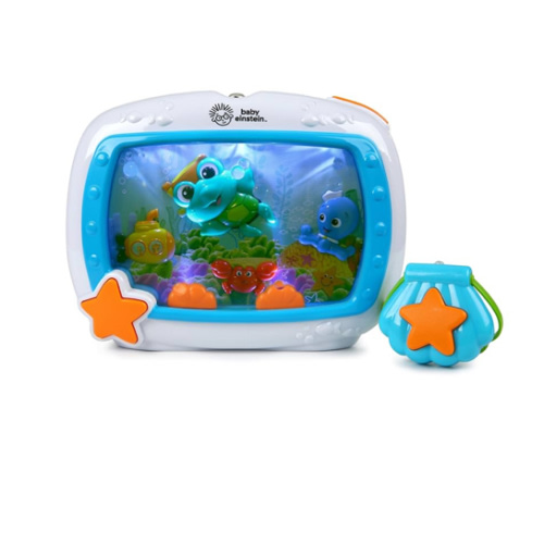 Baby Einstein Sea Dreams Soother Musical Crib Toy and Sound Machine, Newborn and up