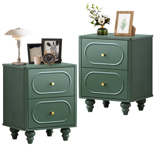 Alcott Hill® Dorth 2 - Drawer Nightstand (Set Of 2) & Reviews | Wayfair