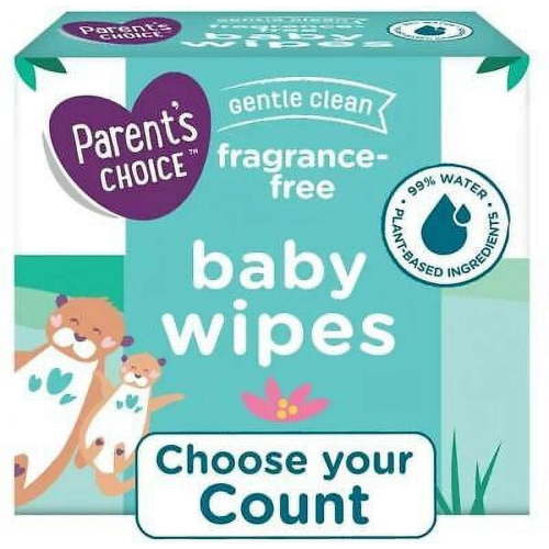 Parents Choice Fragrance Free Baby Wipes Assorted Counts