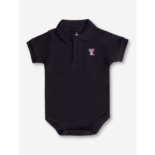 Creative Knitwear Texas Tech Double T on INFANT Polo Onesie – Red Raider Outfitter