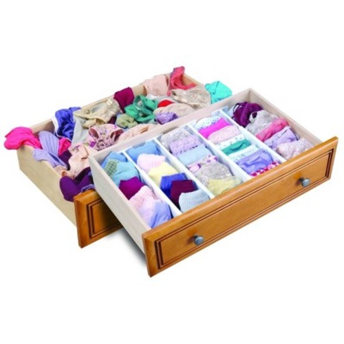 Dial Smart Fit Organizer White, Size: 4 Rails
