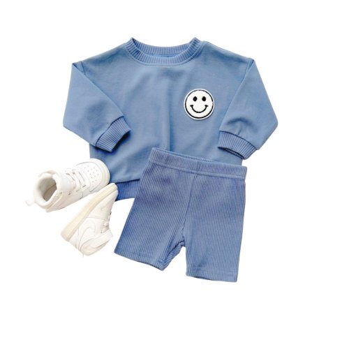 Biker Shorts Set | Blue