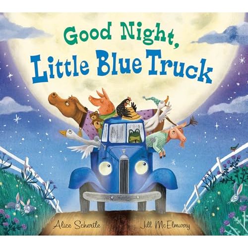 Good Night, Little Blue Truck: A Heartwarming Bedtime Story about Trucks, Farm Animals, and Friendship, For Kids (Ages 4-8)