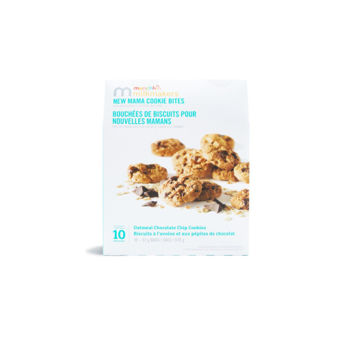 Munchkin New Mama Cookie Bites Oatmeal Chocolate Chip