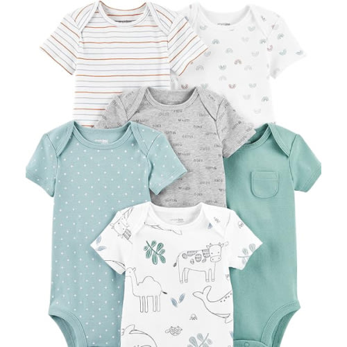 Simple Joys by Carter's Unisex Babies' Short-Sleeve Bodysuit