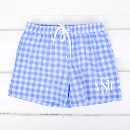 Capri Blue Swim Trunks