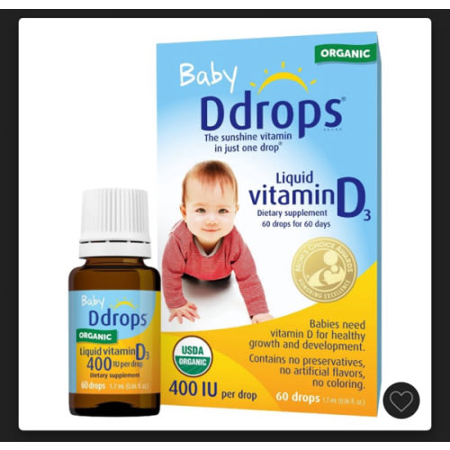 Amazon.com: Ddrops Baby 400 IU, Vitamin D, 60 Drops 1.7mL (0.06 Fl. Oz (Pack of 1)) : Health & Household
