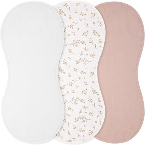 Hahafelt 3 Pcs Baby Changing Pad Liners,Print Style,Beige
