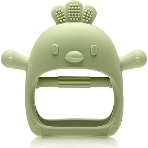 Baby Teething Toys for 0-6 6-12 Months, Never Drop Infant Teether Teething Mitten Toys for 0 3 6 9 12 Months, Newborn Soothing Teething Toy Gifts for 1 One Year Old Baby Boys Girls