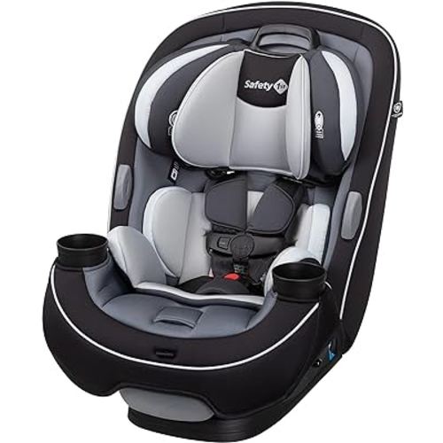 Safety 1st Grow and Go All-in-One Convertible Car Seat,Rear-facing 5-40 pounds, Forward-facing 22-65 pounds, and Belt-positioning booster 40-100 pounds, Carbon Ink