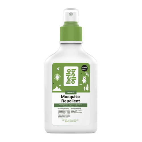 Hello Bello Organic Bug Spray I Deet Free Natural Bug Repellent for Babies and Kids I 6.7 fl oz
