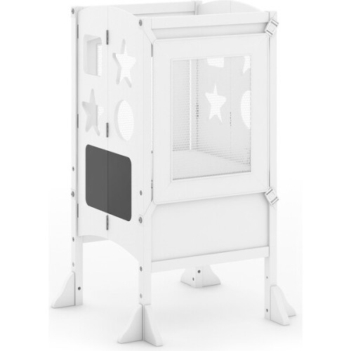 Classic Kitchen Helper Stool, White - Guidecraft | Maisonette