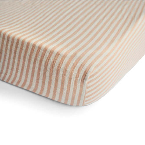 Mushie Mini Baby Muslin Crib Sheet