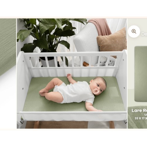 Muslin Fitted Bassinet Crib Sheet by Comfy Cubs