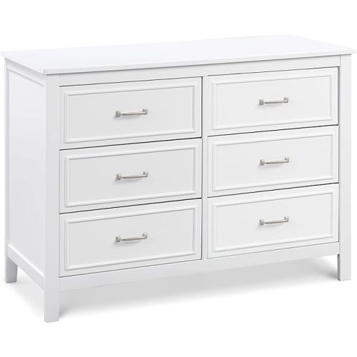 DaVinci Charlie 6-Drawer Double Dresser in White - 6 Drawer