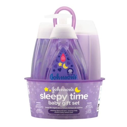 Johnson's Sleepy Time Relaxing Baby Bedtime Gift Set, 4 items