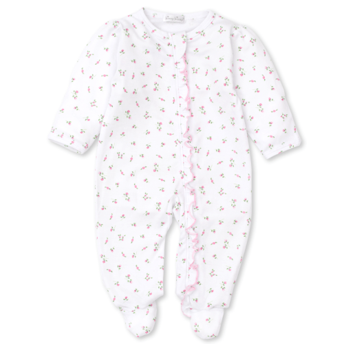 Garden Roses Zippered Footie