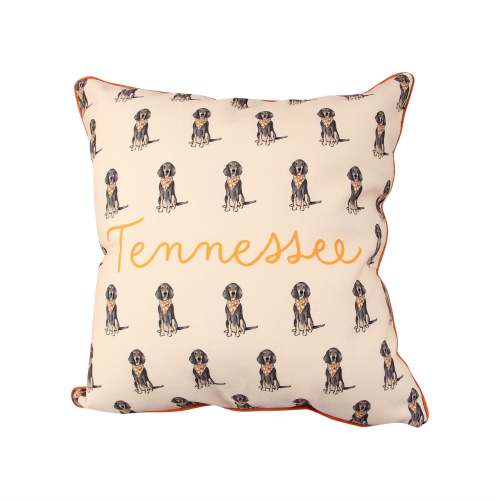 Bluetick Coonhound Tennessee Gingham Pillow – Barrel Down South