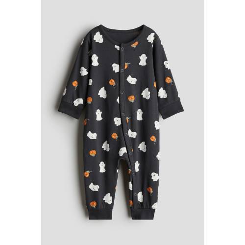 PATTERNED PAJAMA JUMPSUIT
