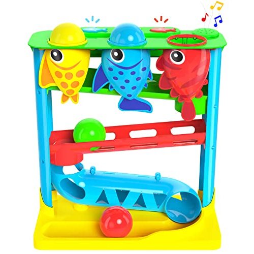 Move2Play, Feed The Fish, Interactive Baby Toy, 1 Year Old Birthday Gift For Boys & Girls, 9-12 Months, 6 7 8 9 10 12+ Months