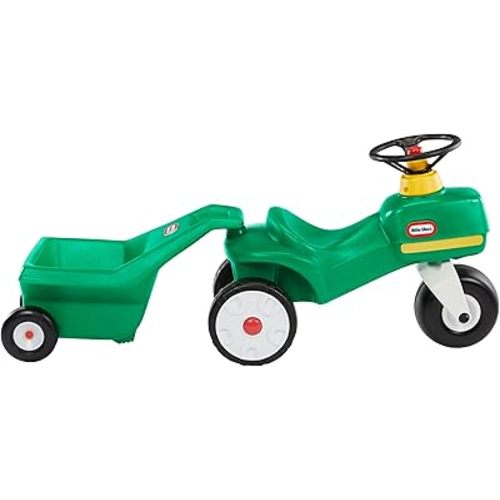 Little Tikes Tractor & Cart, Foot-to-Floor Ride-On, for Boys and Girls Ages 1-5 Years