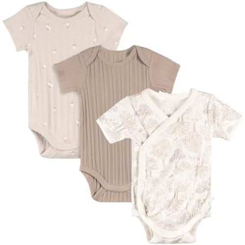 Just Born by Gerber 3-Pack Kimono Bodysuits