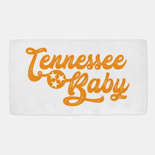 Tennessee Baby Fitted Crib Sheet, Jersey Baby Bedding, Minky Fitted Crib Sheet, TN Baby Shower Gift