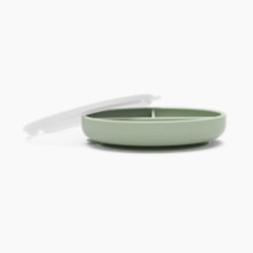 Lalo | Suction Plate + Lid (Sage)