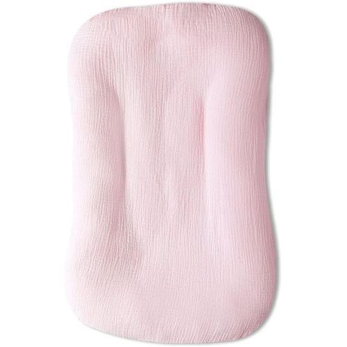 Muslin Baby Lounger Cover (Pink)