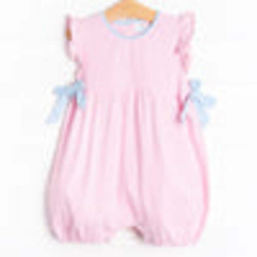 Pinky Promise Bubble Romper, Pink – Stitchy Fish