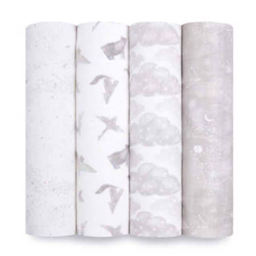 Map The Stars Organic Cotton Swaddles 4pk | aden + anais