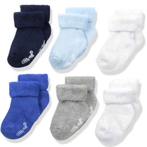 Little Me baby-boys Baby Boys' 6 Pack SocksBaby Boy Socks