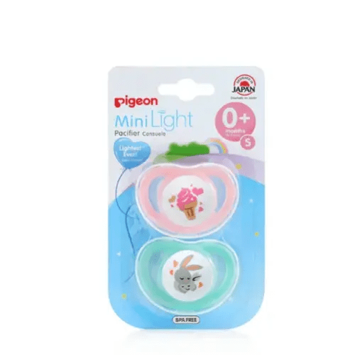 Pigeon Minilight Pacifier Small - 2 Pack | Baby Bunting AU