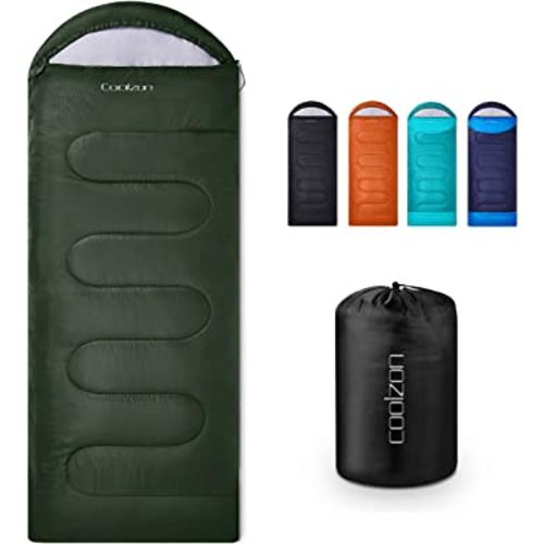 Sleeping Bag: color: green